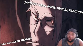 TARO SAKAMOTO ANIMATED  Sakamoto Days Anime Trailer REACTION [upl. by Zasuwa905]