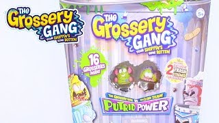 GROSSERY GANG SEASON 3  SERIES 3 UNBOXING 16 PACK  PUTRID POWER  Toy Unboxing [upl. by Odradlig69]