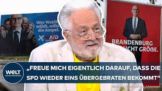 LANDTAGSWAHLEN BRANDENBURG quotIm Prinzip ist das Kaffeesatzlesereiquot  Henryk M Broder [upl. by Setiram]