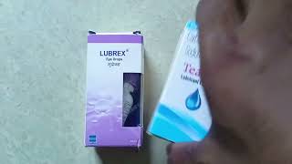 Lubrex eye dropsCarboxymethylcellulose Eye Drops IP 05wv Tear DropsLubricating eye drops [upl. by Annekcm273]