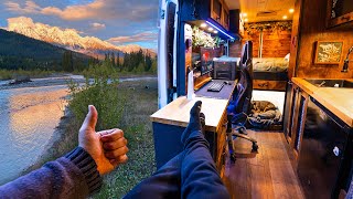 POV Living in a Van Down by the River Driving to Alaska [upl. by Matusow]