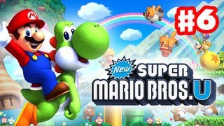 New Super Mario Bros U  Walkthrough Part 6  Luigi Helps Out World 2 Wii U Gameplay [upl. by Misti]