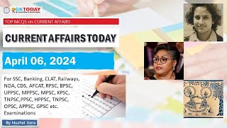 06 April 2024 Current Affairs by GK Today  GKTODAY Current Affairs  2024 March [upl. by Diva]