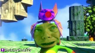 YookaLaylee Video Game Play and Funny Jokes with HobbyKidsTV [upl. by Mini]