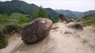 Romania  Disc concretions from Ulmet Trovants [upl. by Atinwahs580]