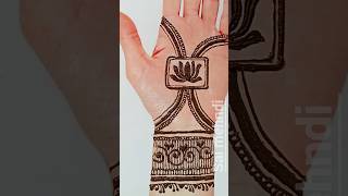 Very Easy Simple Mehndi Design For front hand মেহেন্দি ডিজাইনmehndi মেহেন্দি mehedi henna [upl. by Atinat]