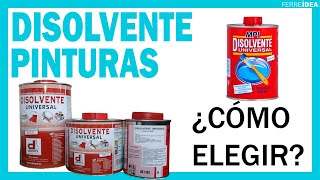 DISOLVENTES para PINTURAS 👉 Tipos de DISOLVENTES para PINTURAS y sus USOS mas Comunes 🎨 [upl. by Yra]