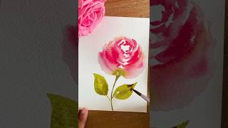 Lets make a 🌹💗😍✨youtubeshorts art subscribe viral watercolor [upl. by Nomaid527]