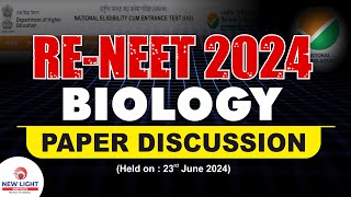 LIVE RENEET EXAM 2024  BIOLOGY PAPER DISCUSSION  NEW LIGHT NEET  Dr SP SINGH SIR neet2024 [upl. by Hannie]