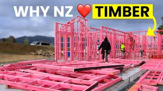 New Zealand is OBSESSED with Timber Framing [upl. by Yllop]