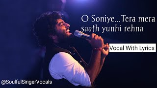 O Soniye Vocal  Lyrics  Titoo MBA Arijit Singh  Vibha Saraf  Arjuna Harjai  Surabhi Dashputra [upl. by Lewiss]