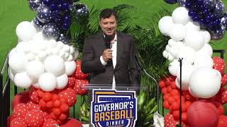 2024 Legend of the Game Tino Martinez at the 2024 Governors Baseball Dinner [upl. by Decato]