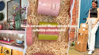 Weekvlog 57 Eerste collectie uitverkocht 💕 [upl. by Akimat]