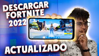 Como DESCARGAR FORTNITE Para ANDROID 2022 ACTUALIZADO [upl. by Katee]