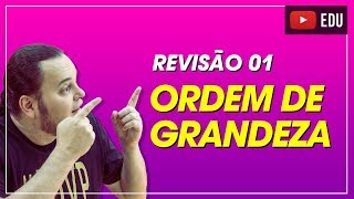 Notação Científica  Ordem de grandeza  Cinemática  Revisão 01 [upl. by Llehcear]