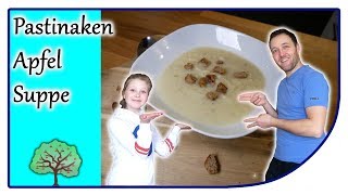 Pastinaken Apfel suppe Vegan  Kinderleicht [upl. by Anesuza]