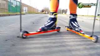 Skating Rollski SRB SR04 SkateZ Alu 80 [upl. by Eelinnej]