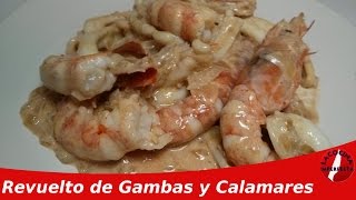 Revuelto de Gambas y Calamares  La Cocina Imperfecta [upl. by Genvieve]