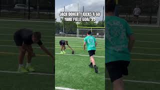 JACK DOHERTY KICKS A 60 YARD FIELD GOAL shorts [upl. by Levram]