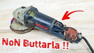 Vuoi sapere come si ripara una smerigliatrice angolare REPAIR Angle grinder [upl. by Latsirhc]