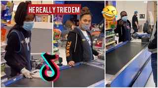 Hilarious cashier one item prank  TikTok Compilation [upl. by Yared777]