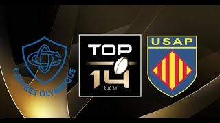 Castres  Perpignan TOP14 3e Journée Saison 202425 [upl. by Lonna]