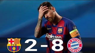 Barcelona vs Bayern Munich 28 ESPN Relato Miguel Simón UCL 2020 [upl. by Syd708]