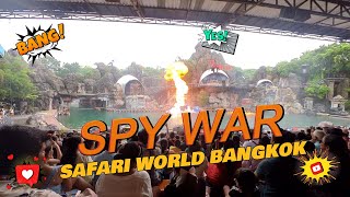 ActionPacked SPY WAR Show at Safari World Bangkok 🎬💥  Explosions amp Stunts [upl. by Deckert]