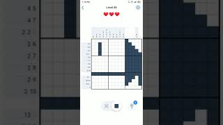 Nonogram Puzzle Level 46  Gameplay Walkthrough  Easy Solution  Solutions in 2 mins [upl. by Flieger819]