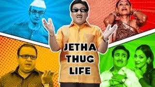 jethalal thug life  funny moments part 2 trending comedy viralvideo [upl. by Whalen394]