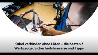 Kabel verbinden ohne Löten die besten 3 Werkzeuge Sicherheitshinweise und Tipps [upl. by Eycats]