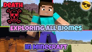 Exploring All Biomes In Minecraft 😁 ADVENTURE DAY 😘 [upl. by Dagney]