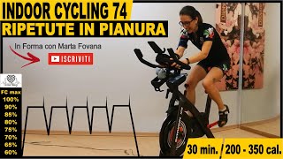 Ripetute in Pianura High Intensity Indoor Cycling Workout  30 minuti di Spinning  Lezione 74 [upl. by Ilajna519]