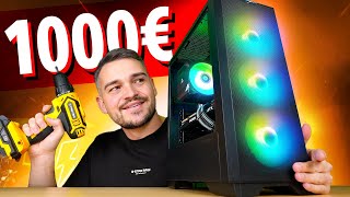 Wir BAUEN amp TESTEN den 1000€ GAMING PC 2024 [upl. by Korwin]