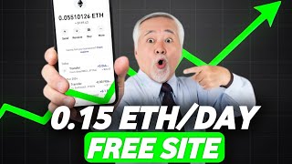 FREE 015 ETHDay ● no minimum withdraw Free Ethereum Mining Site [upl. by Zindman287]