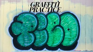 Raw GRAFFITI  Throwie practice [upl. by Amaty]