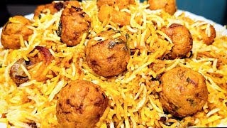 Kofte Ki Biryani  मजेदार कोफ्ता बिरयानी की रेसिपी  meatballs recipe [upl. by Doolittle525]