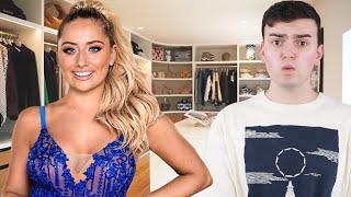 Reacting to Saffron Barkers Closet Tour what is with these british influencers [upl. by Nyrroc25]