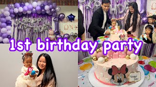 Namgyal lhamo first birthday party 🎂🥰 Toronto Canada [upl. by Vudimir]