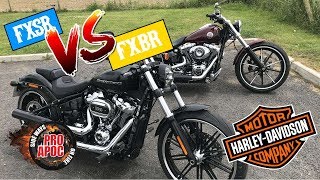 HarleyDavidson FXSB vs FXBR Breakouts  Which would you buy [upl. by Ydnarb]