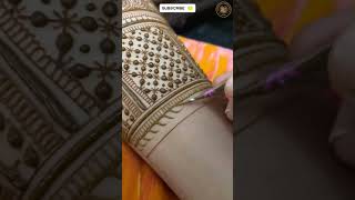 New latest bridal mehndi design wedding design ❤️❤️ [upl. by Enelrihs]