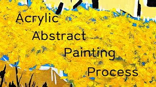 Acrylic Abstract Painting Process  축전으로 그렸던 아크릴 추상화 그리는 과정을 편집한 영상입니다 [upl. by Wulfe819]