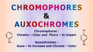 Chromophore and Auxochrome [upl. by Gaston]