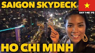 Exploring Ho Chi Minh  Saigon Skydeck  Vietnam  Day 140 Part 3 [upl. by Mahalia550]