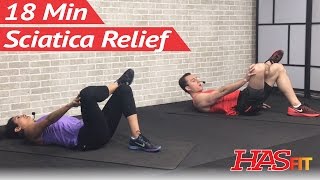 18 Min Sciatica Exercises for Leg Pain Relief  Sciatica Relief amp Treatment for Sciatic Nerve Pain [upl. by Eivad390]