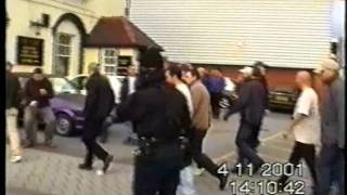 Football Hooligans  Wrexham town Vs Cardiff city 2001 [upl. by Jena575]