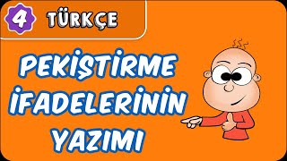 Pekiştirme İfadelerinin Yazımı  4 Sınıf Türkçe evokul Kampı [upl. by Yrrah]