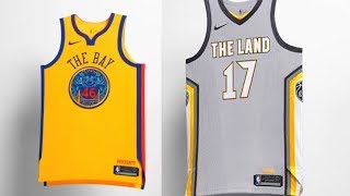 NBA New Jerseys quotThe City Edition Uniformsquot for 201718 NBA Season By Nike [upl. by Tnerb]