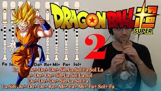 Dragon Ball Super 2 para FLAUTA DULCE  Cover con notas explicadas [upl. by Annael41]