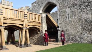 Tower of London unveils working drawbridge [upl. by Kane]